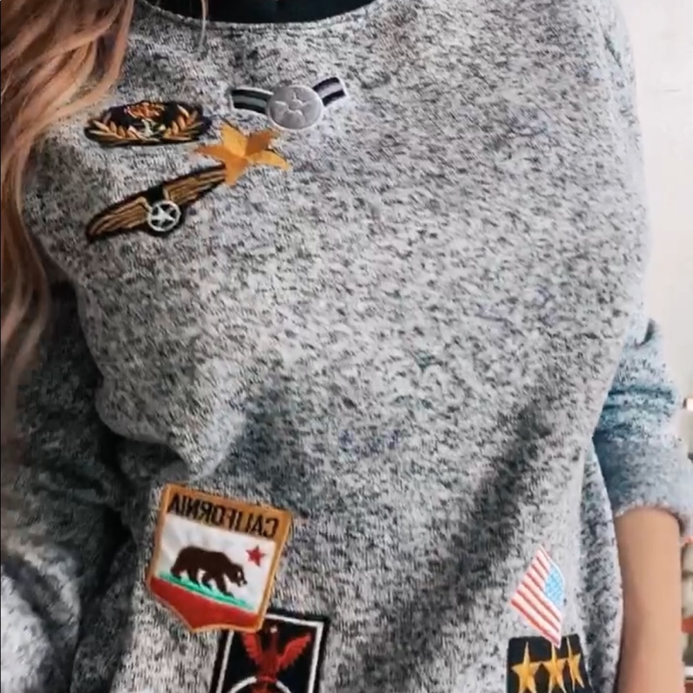 California patchwork BOBBIE BROOKS sweater